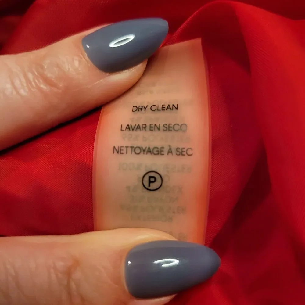 Calvin Klein Accordian Skirt Size 8 Red A-Line Midi Preppy‎ Holiday Career - Picture 13 of 13